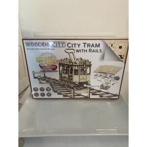 Railway Series City Tram With Rails Scale 1:3 0 Wooden Model Kit Wooden.city